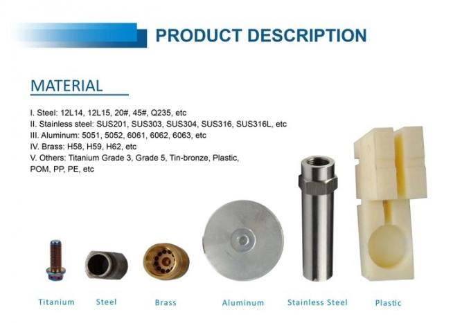 Pezzi meccanici di macinazione di giro di CNC di Brass Copper del produttore professionista
