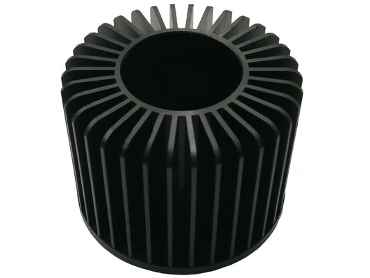 Il dissipatore di calore rotondo industriale inossidabile, stalla ha espulso dissipatore di calore di alluminio del LED