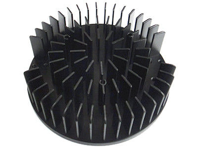 Dissipatore di calore di forgia freddo industriale, giro anticorrosivo Pin Fin Heat Sink