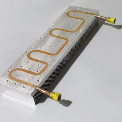 Dissipatore di calore elettronico IGBT della metropolitana di rame di Enbeded per il raffreddamento ad acqua