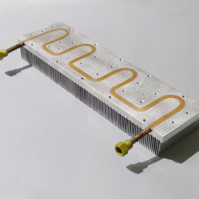 Dissipatore di calore elettronico IGBT della metropolitana di rame di Enbeded per il raffreddamento ad acqua