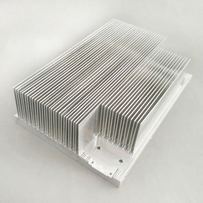 Il rettangolo elettronico legato del dissipatore di calore dell'aletta modella il materiale di alluminio