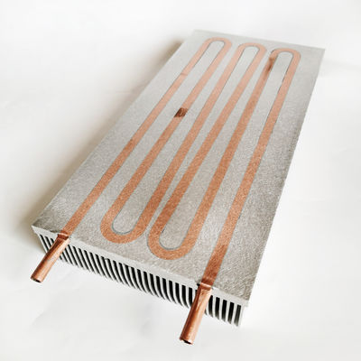 Dissipatore di calore raffreddato ad acqua di verniciatura 120x30x250mm del radiatore per estrazione mineraria