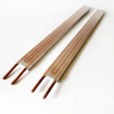 piatto freddo del dissipatore di calore del radiatore di 40x480x12mm con il bottaio incastonato Tubes