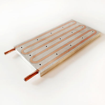 Dissipatore di calore raffreddato a liquido di verniciatura inossidabile, raffreddamento freddo stabile di elettronica del piatto