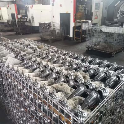 Rimorchio antiruggine Axle Spindle, alta precisione di acciaio al carbonio di scoppio della sabbia che forgia le parti